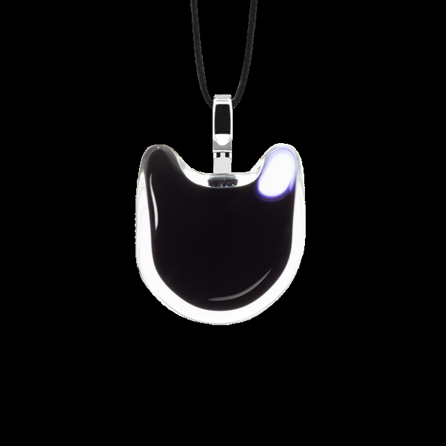pylones Pendentif en verre soufflé - Chat nano milk