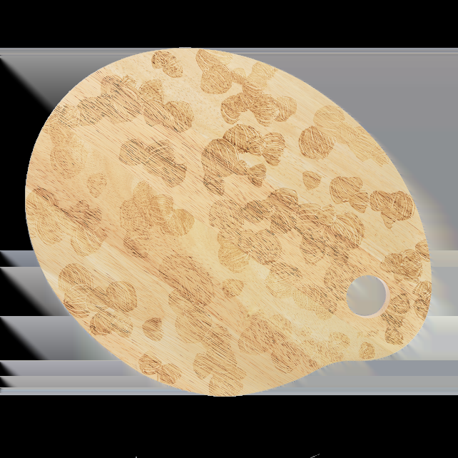 pylones Planche à découper en bois - Heveart XL