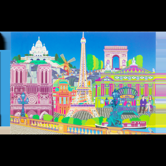 pylones Post my city - Carte postale