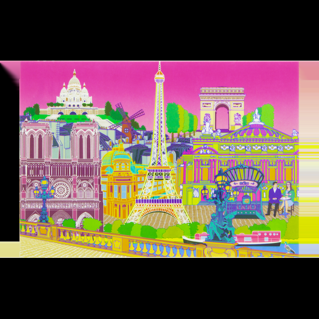 pylones Post my city - Carte postale