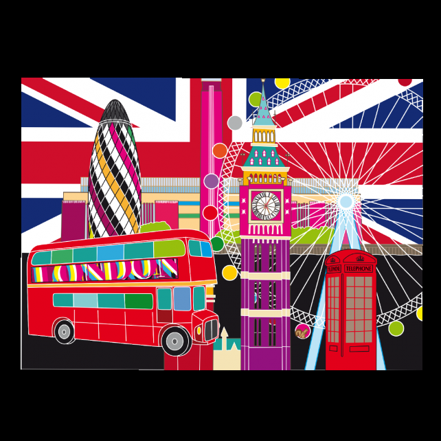 pylones Post my city - Carte postale