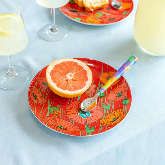 Pylones Set De 4 Assiettes - Dessert Coloré