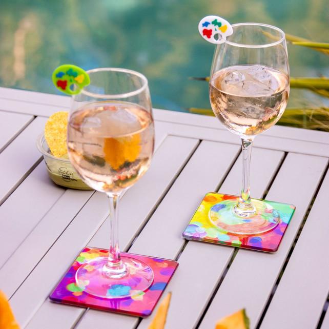 Pylones Set De 4 Dessous De Verre - Sous Verre