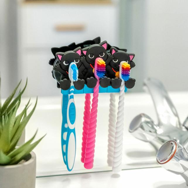 Pylones Support Porte 3 Brosses à Dents - Ani-toothi