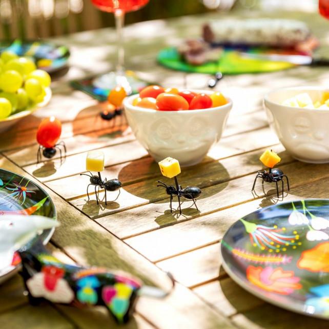 Pylones Set De 20 Pics Apéritif Fourmis - Ant Pick Party