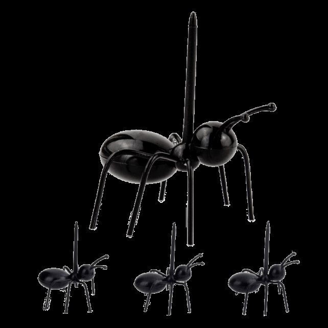 pylones Set de 20 pics apéritif fourmis - Ant Pick Party