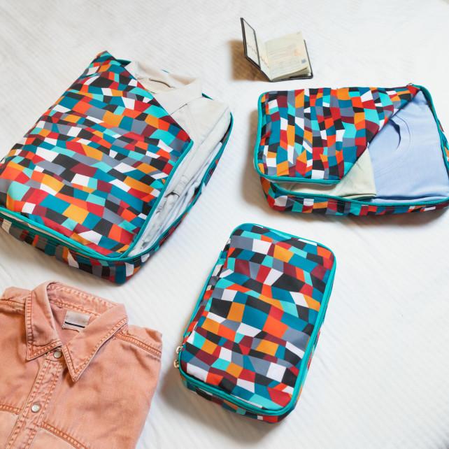 Pylones Set De 3 Pochettes De Voyage - Travel Organizer
