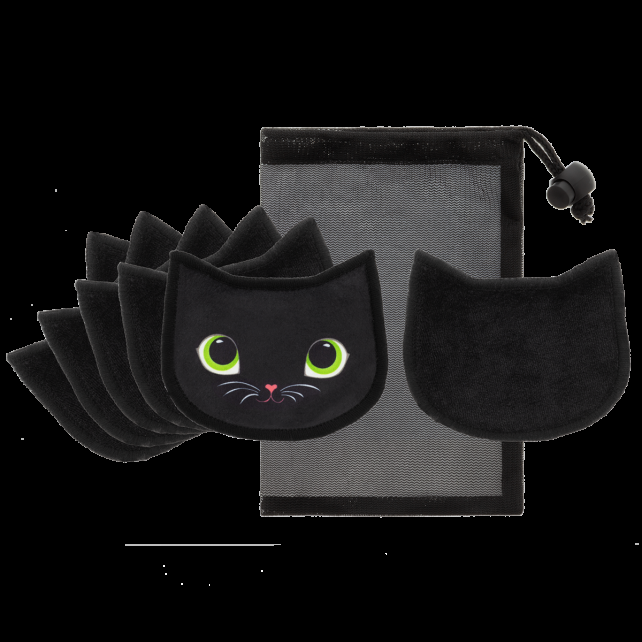 pylones Set de 6 disques démaquillants lavables - Beautycat