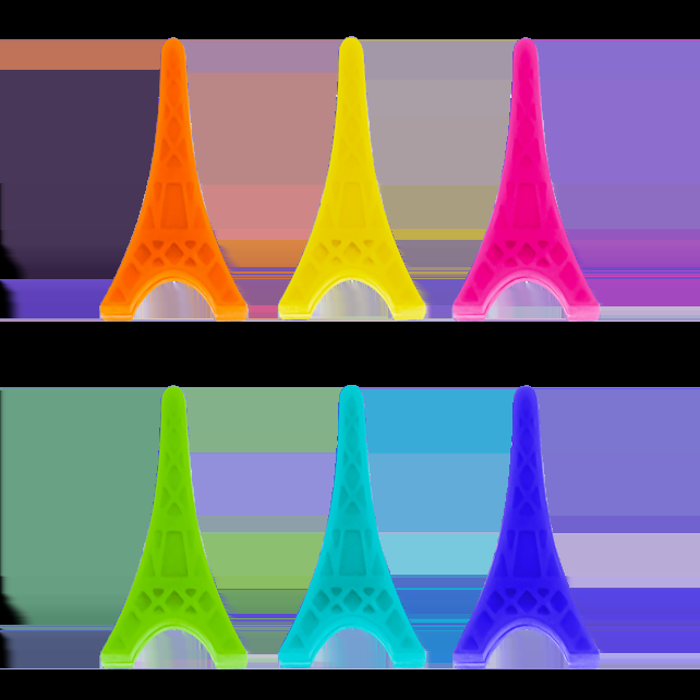 pylones Set de 6 marqueurs de verre - Happy Markers Figurine