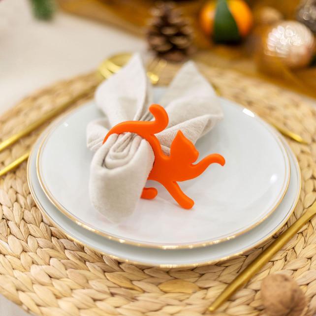 Pylones Set De 6 Ronds De Serviettes - Entrechats Happy Rings