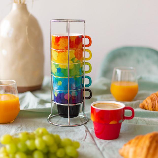 Pylones Tour De Tasses Cappucino - Café Cino Des Artistes