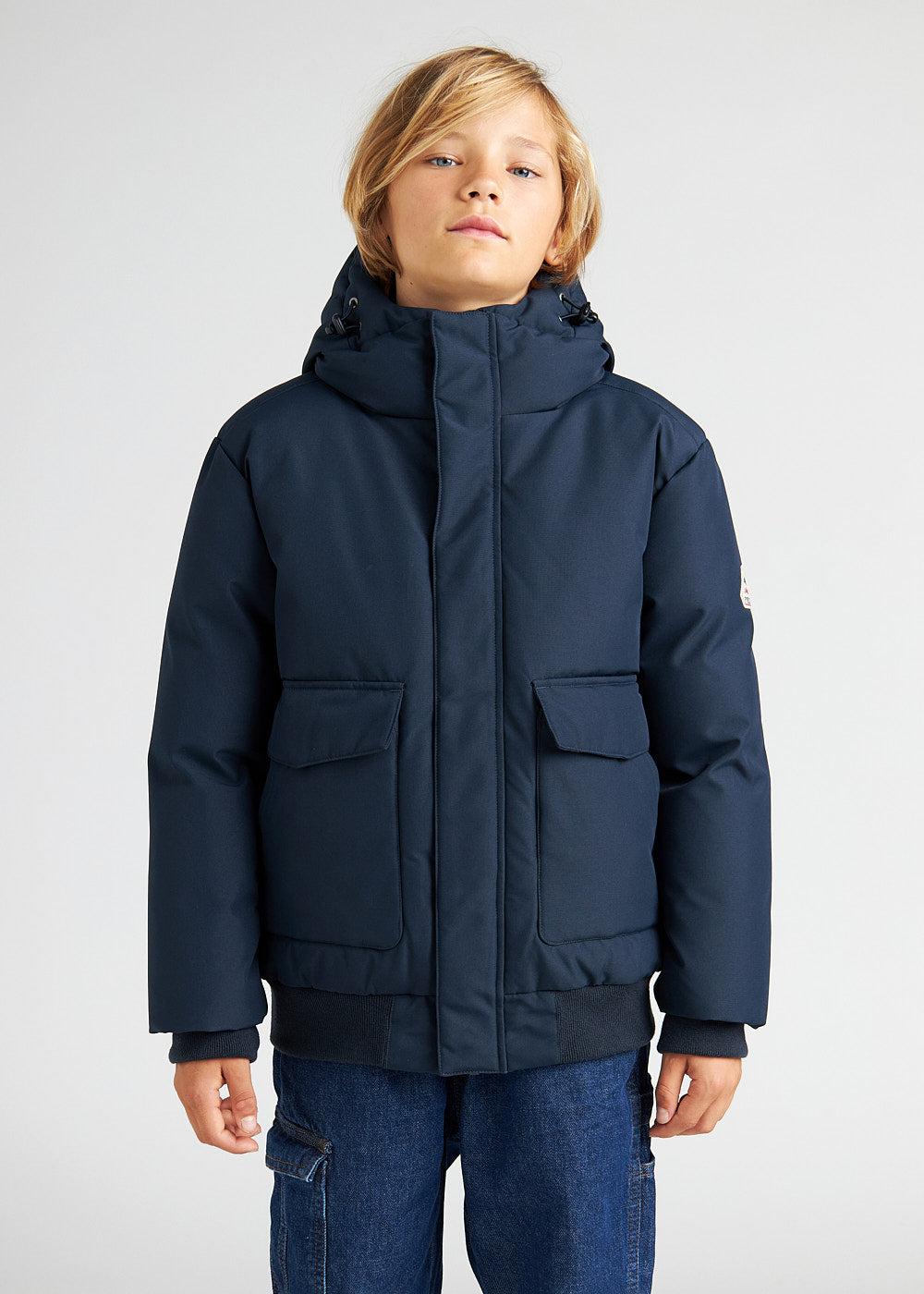 Pyrenex Blouson Enfants Chaud Pour L'hiver Pyrenex Algot Amiral