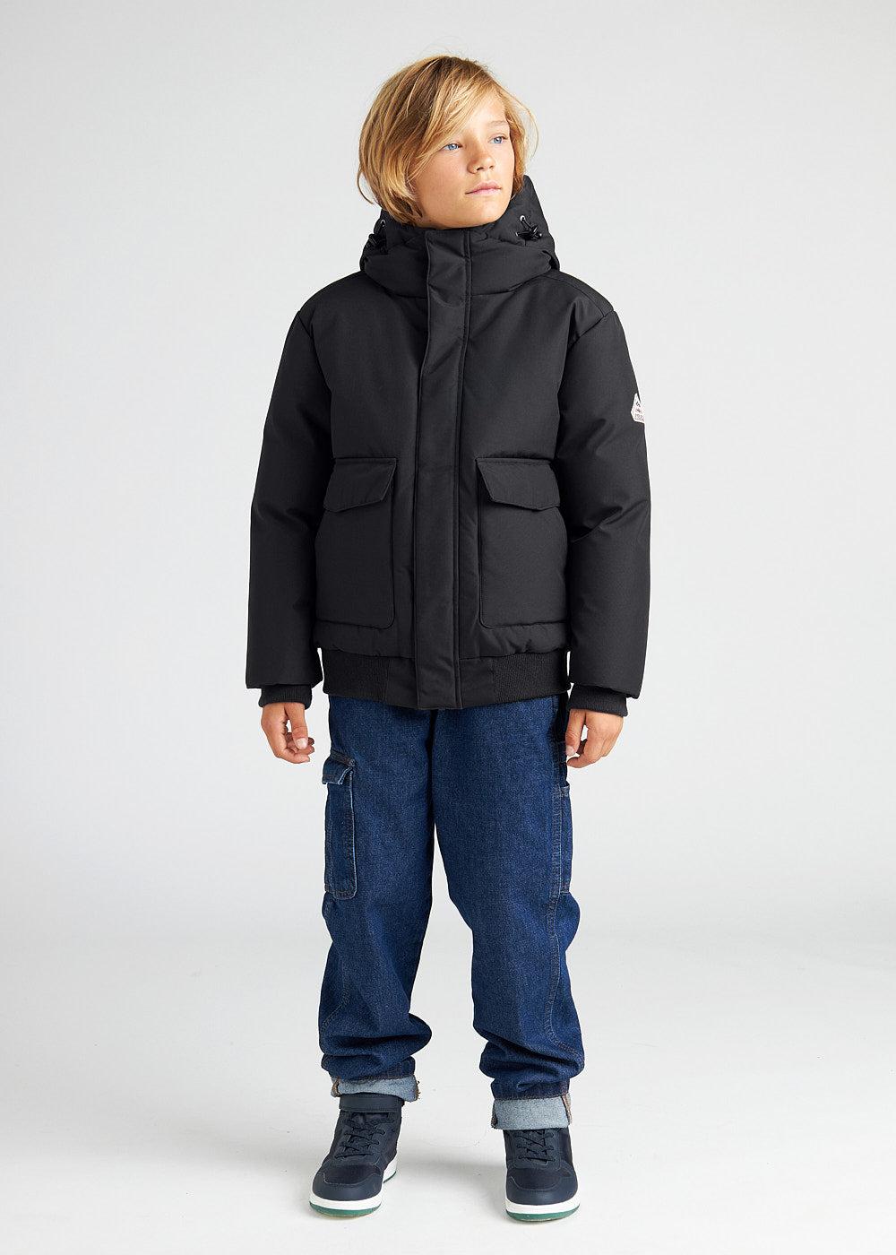 Pyrenex Blouson Enfants Chaud Pour L'hiver Pyrenex Algot Noir