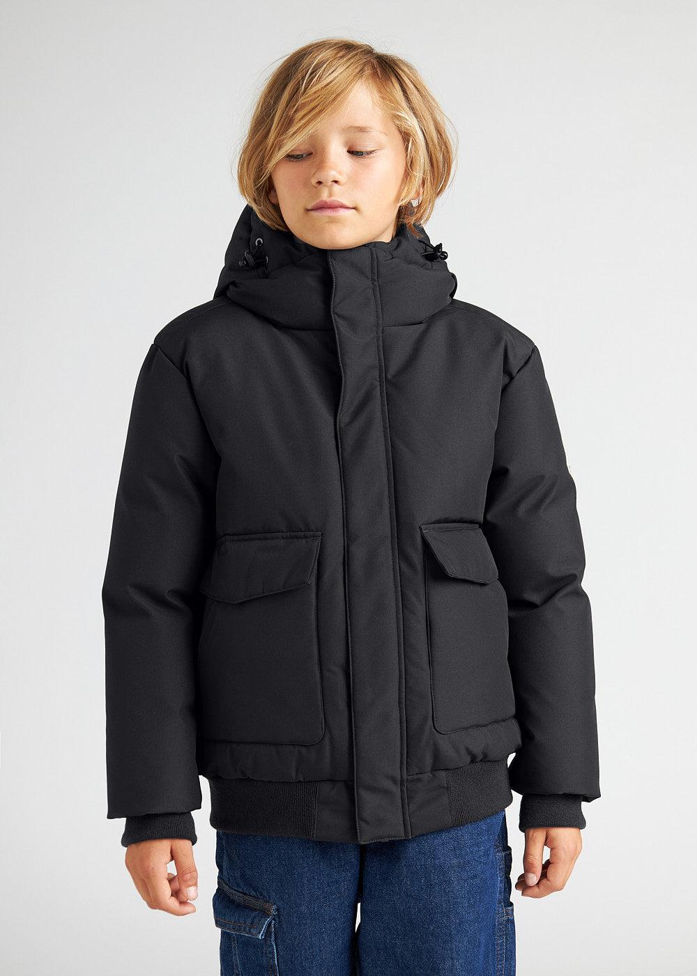 pyrenex Blouson enfants chaud pour l'hiver Pyrenex Algot noir