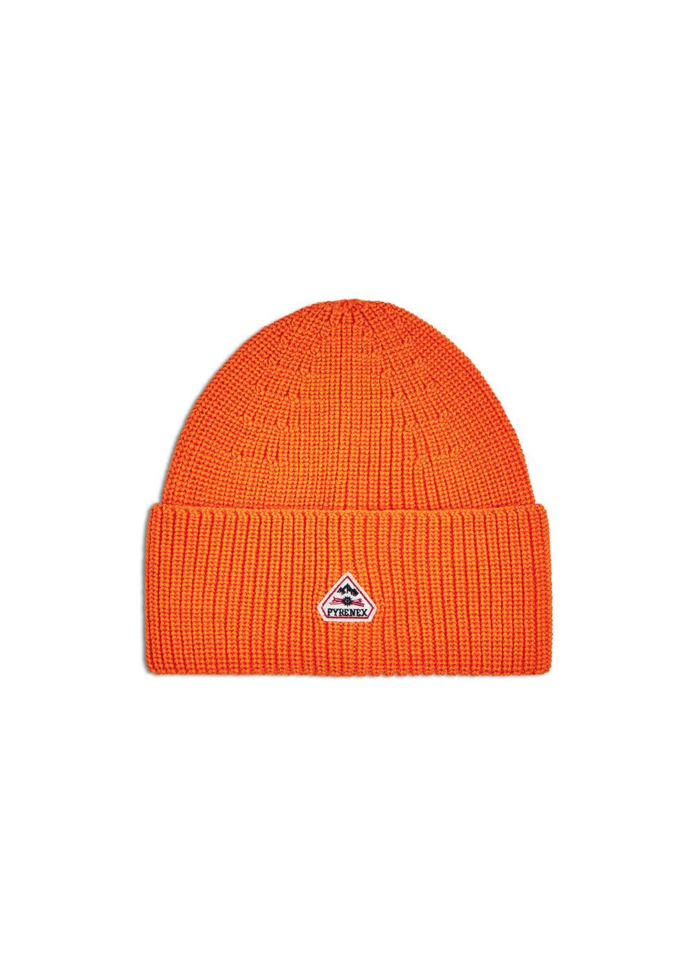 Pyrenex Bonnet Unisexe Pour Enfants En Laine Pyrenex Roki Orange