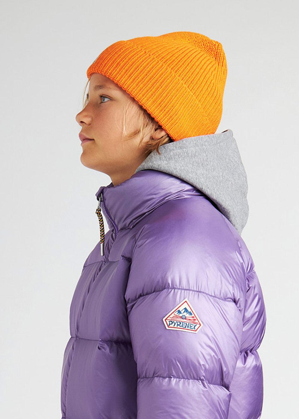 Pyrenex Bonnet Unisexe Pour Enfants En Laine Pyrenex Roki Orange