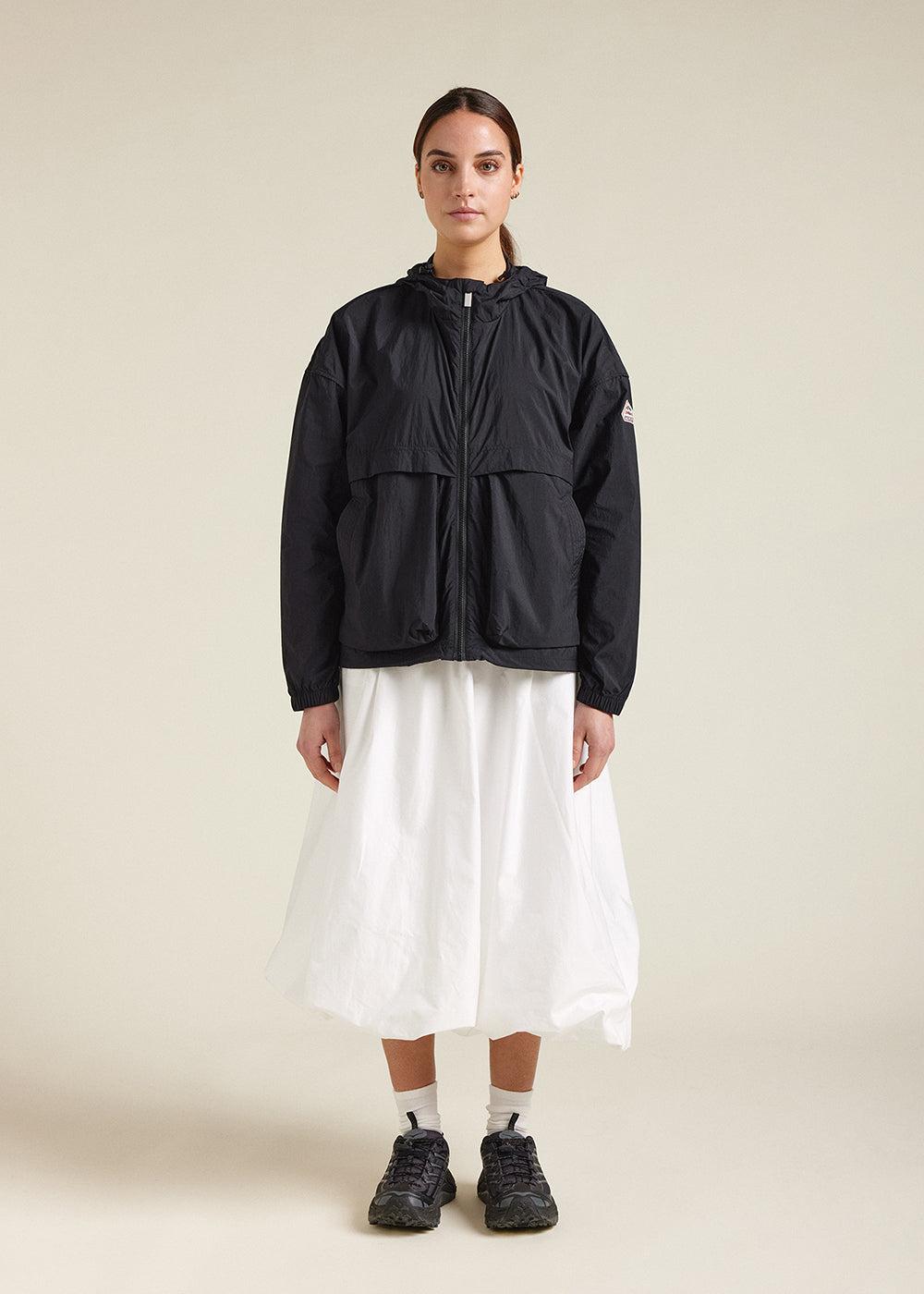 pyrenex Coupe-vent court femme en tissu recyclé Pyrenex Yoko Black