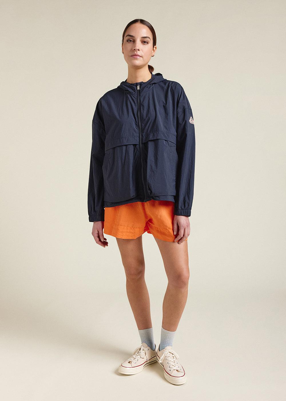 pyrenex Coupe-vent court femme en tissu recyclé Pyrenex Yoko Deep ink