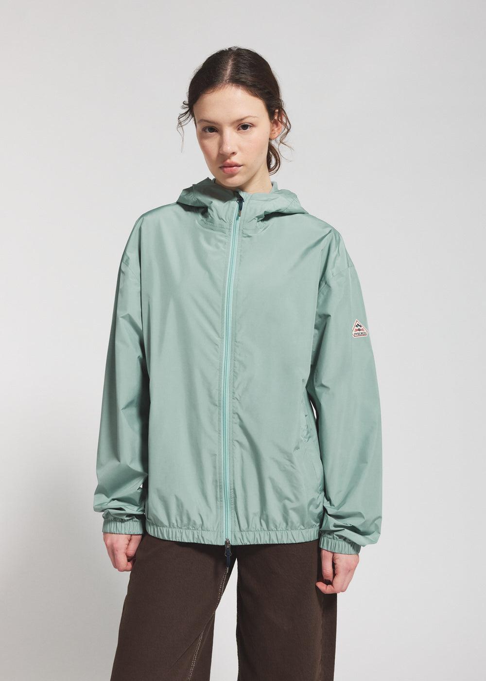 Pyrenex Coupe-vent Imperméable Unisexe Pyrenex Ensure Iceberg Green