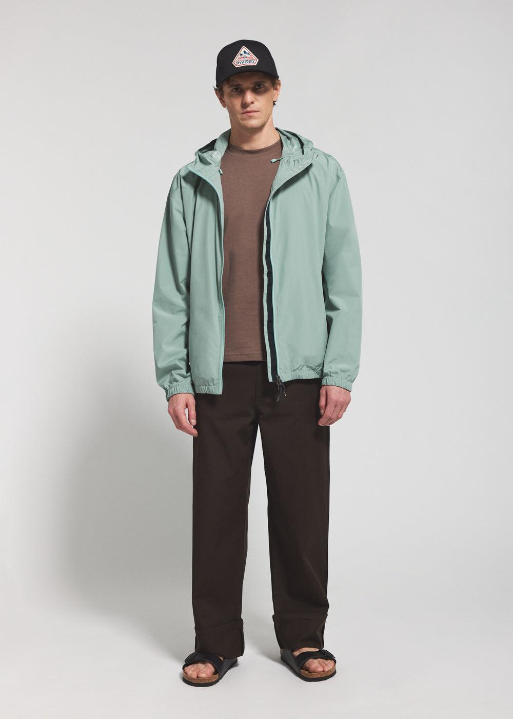 Pyrenex Coupe-vent Imperméable Unisexe Pyrenex Ensure Iceberg Green