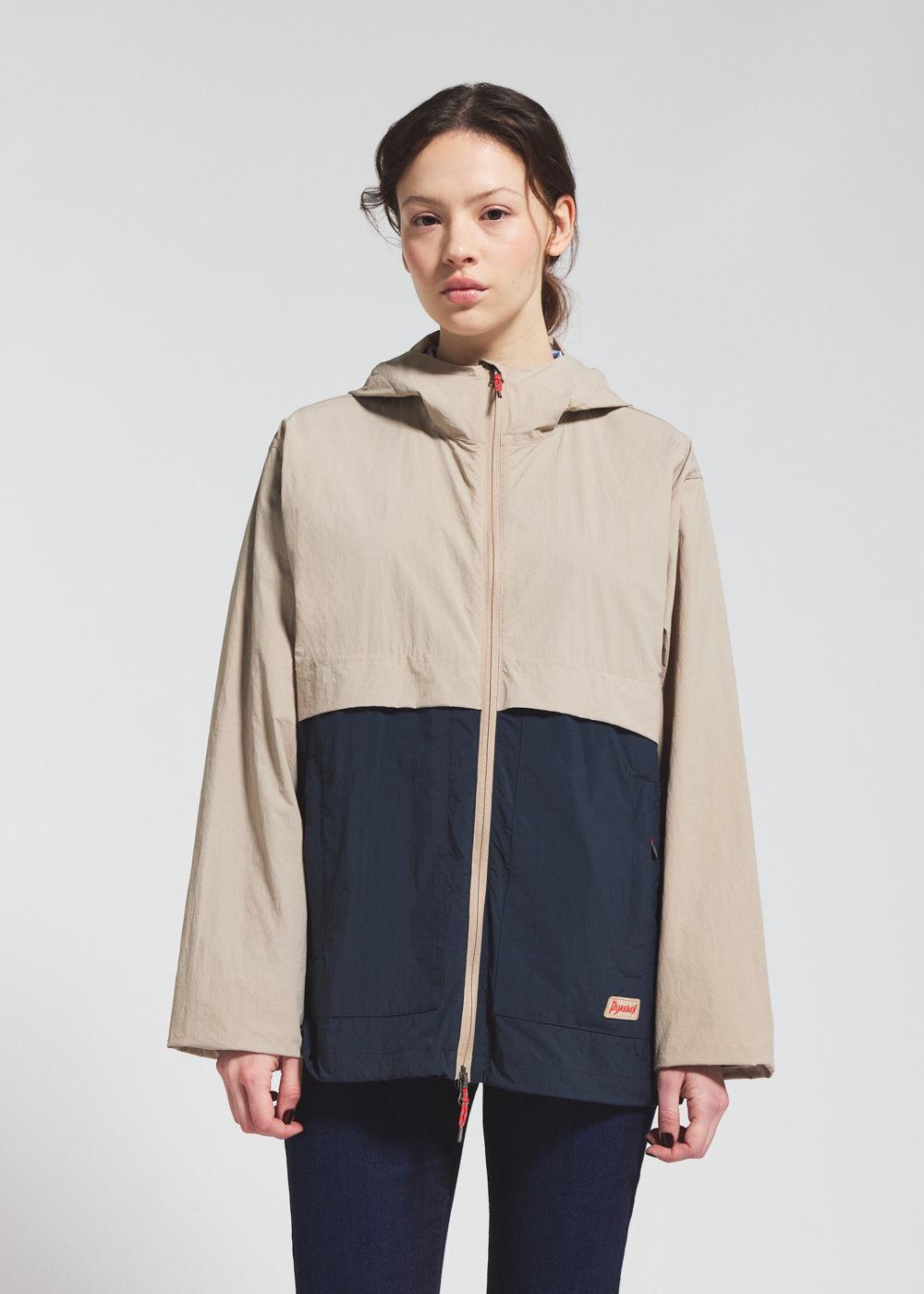 Pyrenex Coupe-vent Unisexe à Capuche Pyrenex Soulere Beige