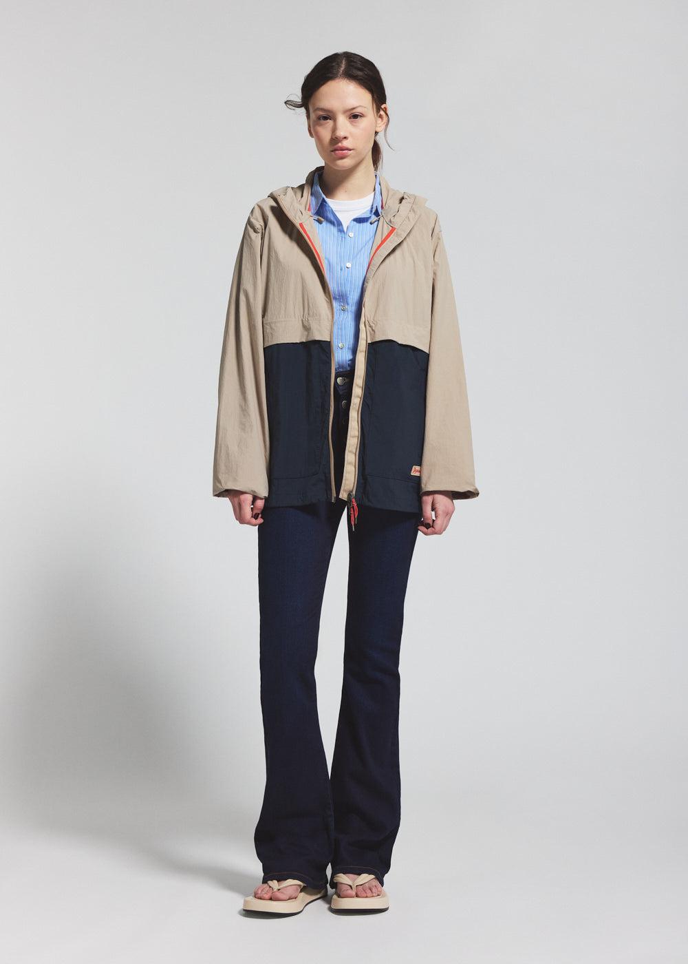 Pyrenex Coupe-vent Unisexe à Capuche Pyrenex Soulere Beige