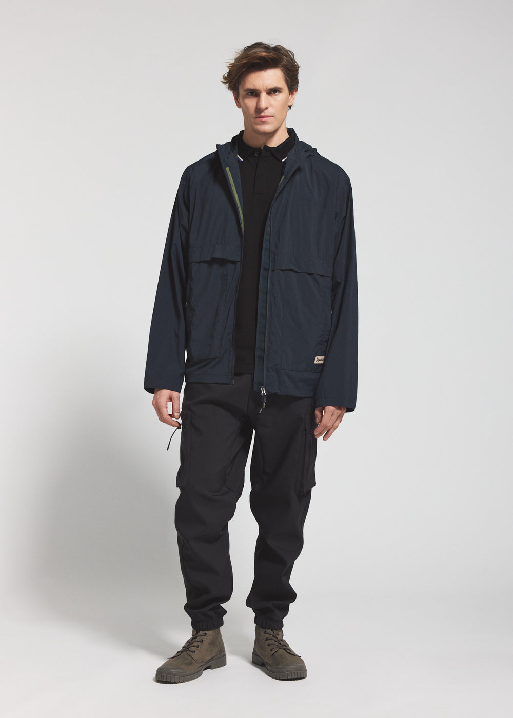 Pyrenex Coupe-vent Unisexe à Capuche Pyrenex Soulere Bleu Marine