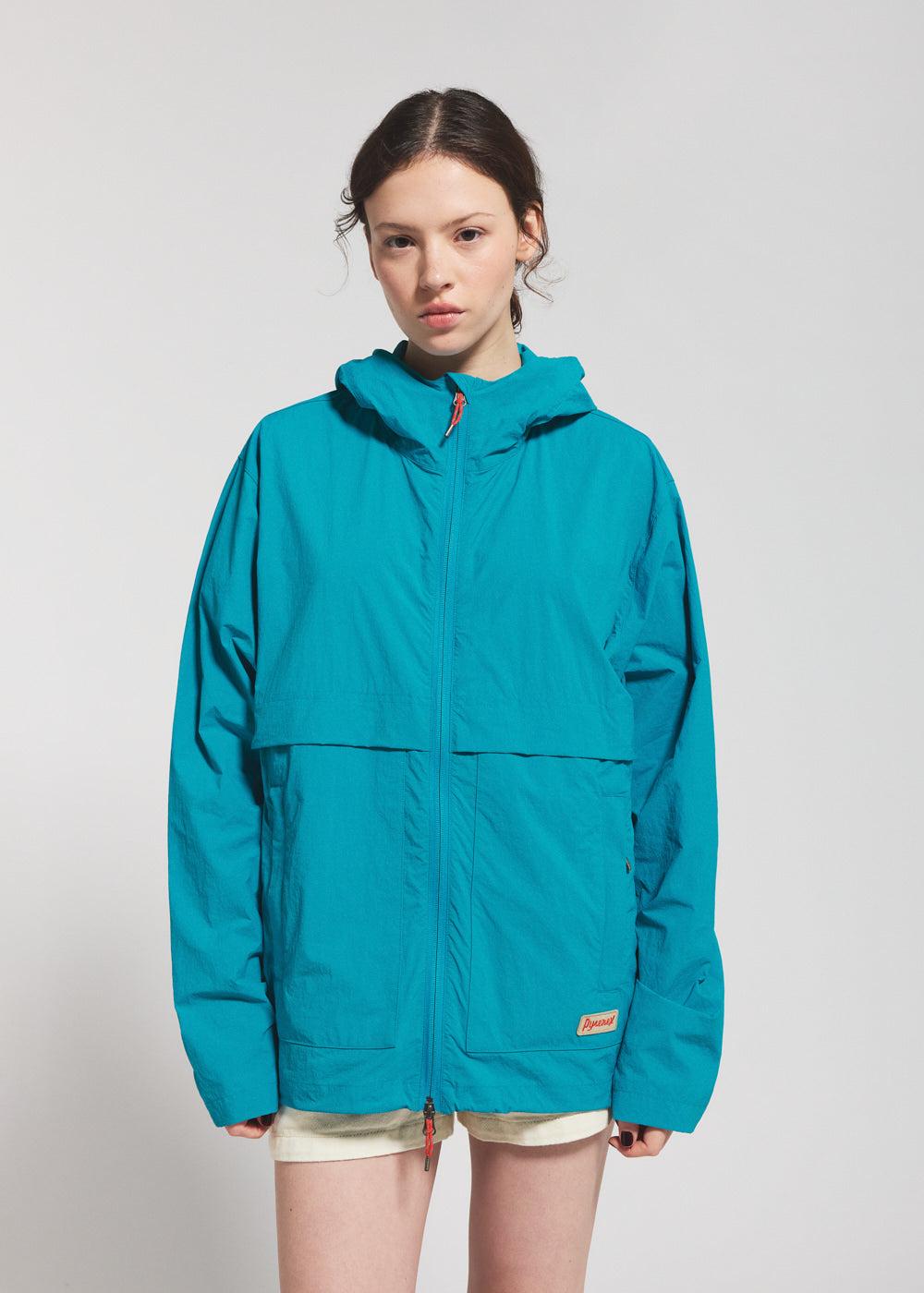 Pyrenex Coupe-vent Unisexe à Capuche Pyrenex Soulere Bleu Turquoise