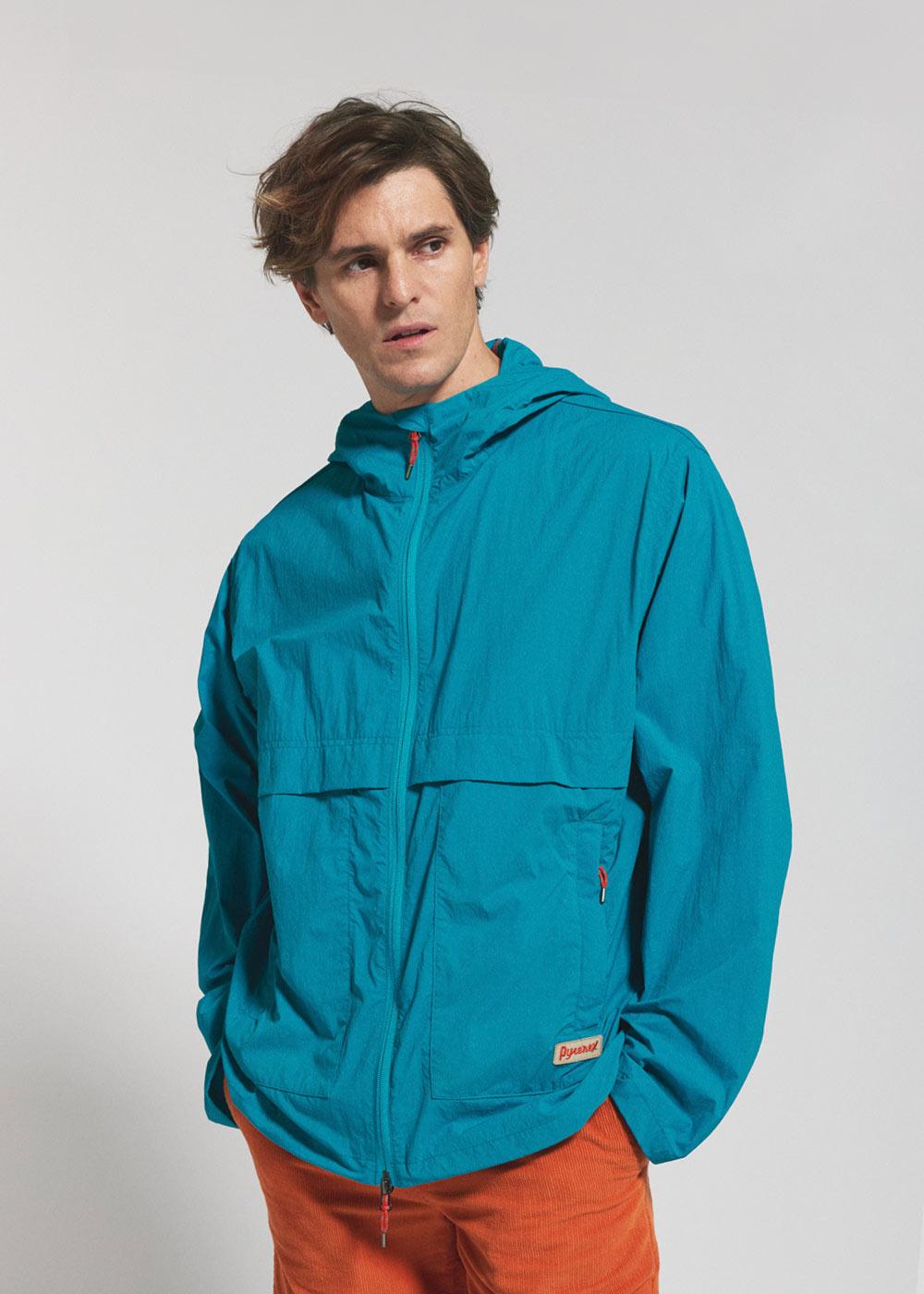 pyrenex Coupe-vent unisexe à capuche Pyrenex Soulere bleu turquoise pyrenex Coupe-vent unisexe à capuche Pyrenex Soulere bleu turquoise