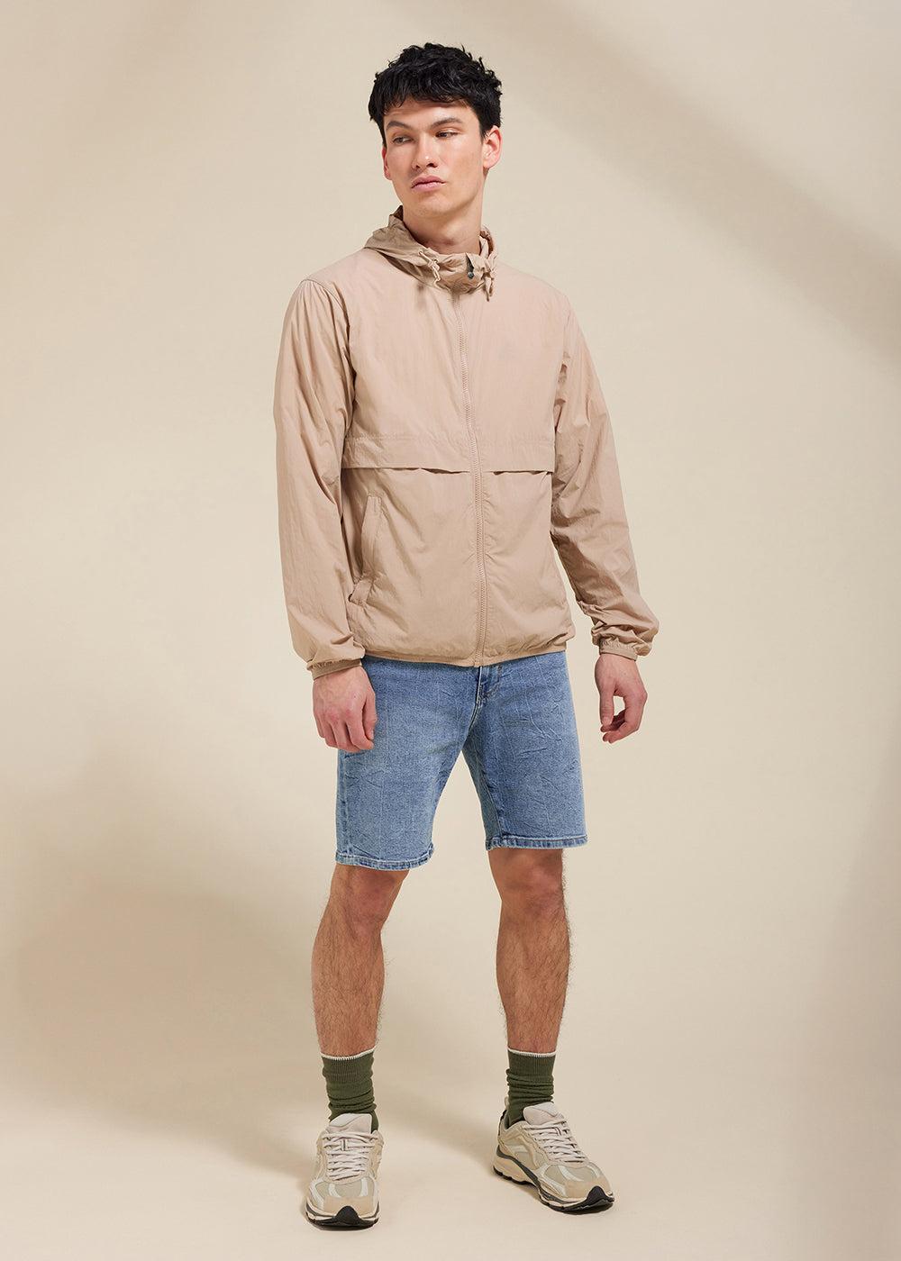 Pyrenex Coupe-vent Unisexe à Capuche Ridge Cuban Sand