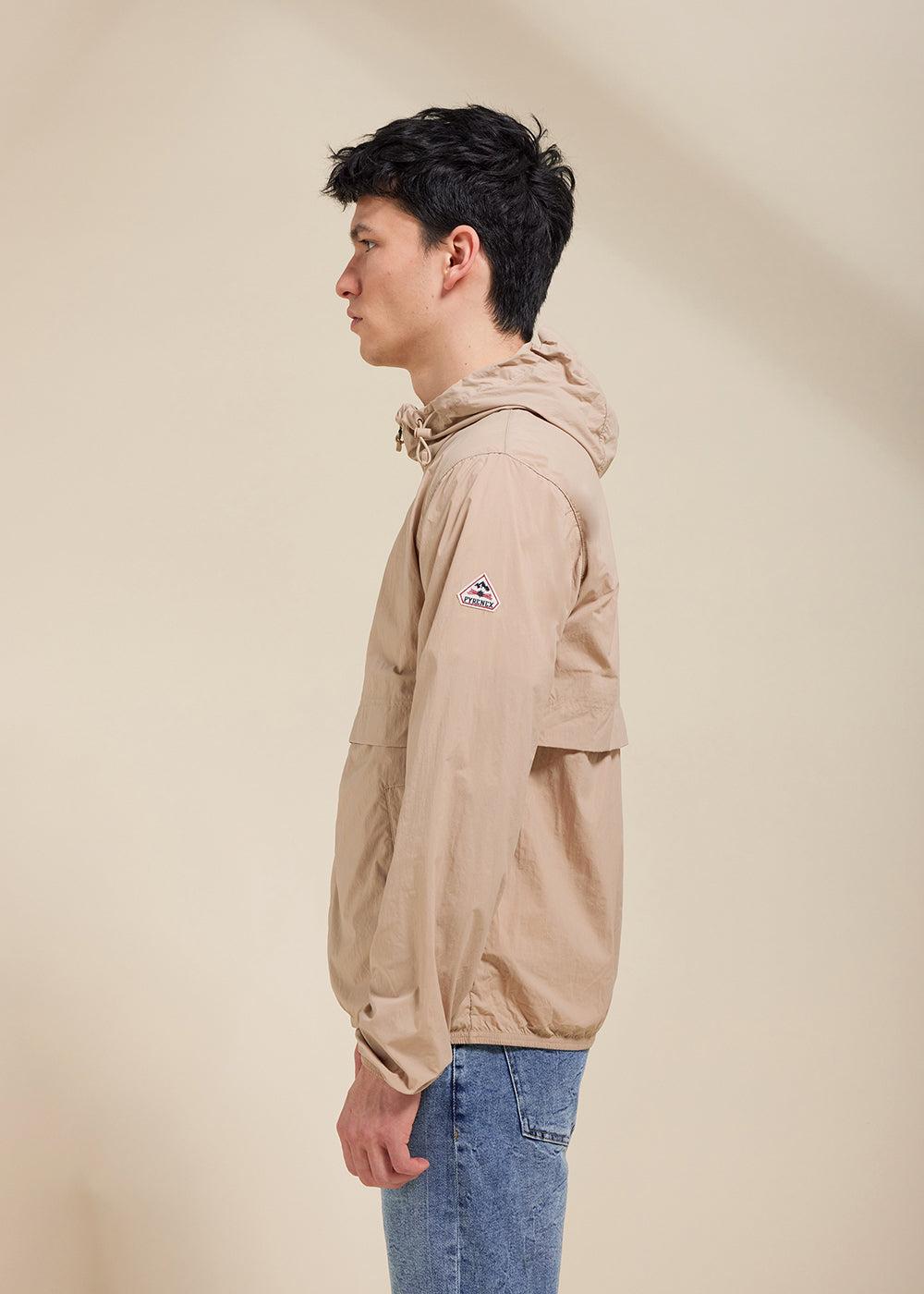 Pyrenex Coupe-vent Unisexe à Capuche Ridge Cuban Sand