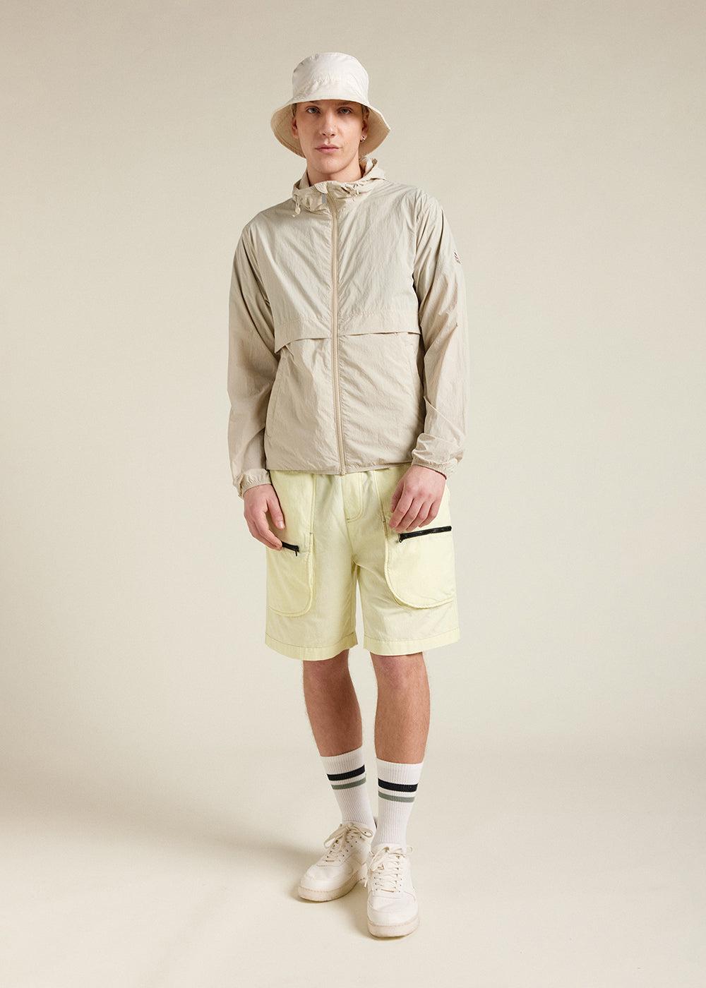 pyrenex Coupe-vent unisexe à capuche Ridge Oyster gray