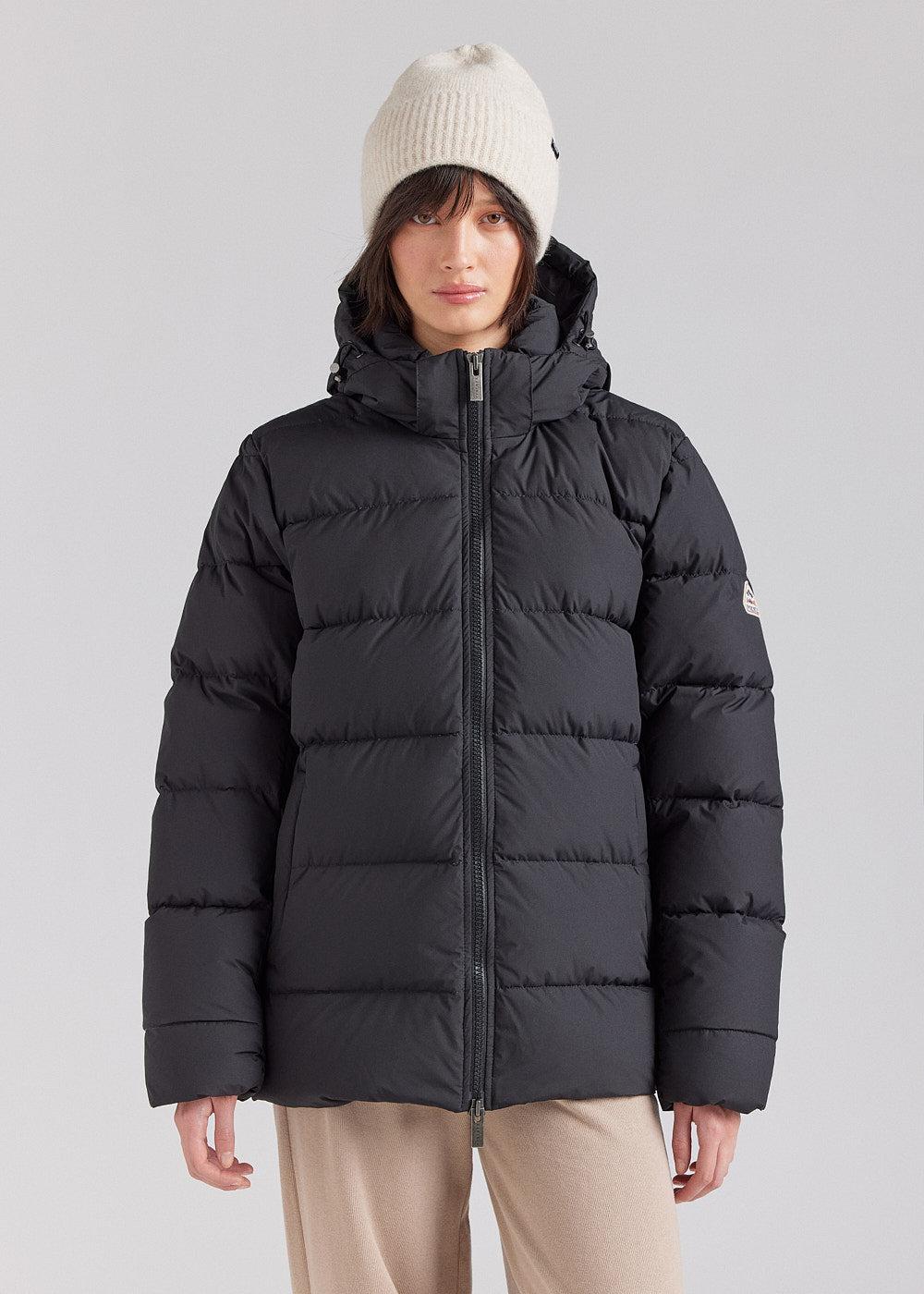 Pyrenex Doudoune à Capuche Amovible Pyrenex Spoutnic Black