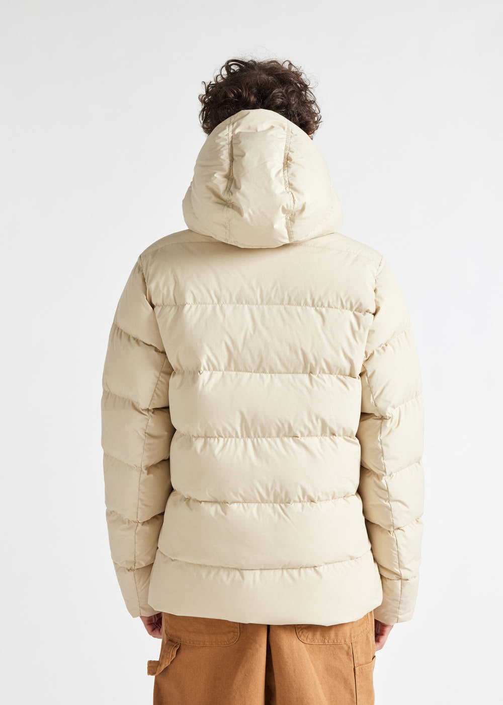 Pyrenex Doudoune à Capuche Amovible Pyrenex Spoutnic Brown Rice