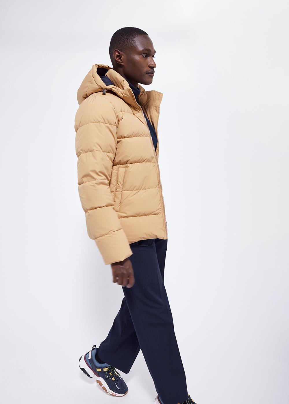 Pyrenex Doudoune à Capuche Amovible Pyrenex Spoutnic Iced Coffee