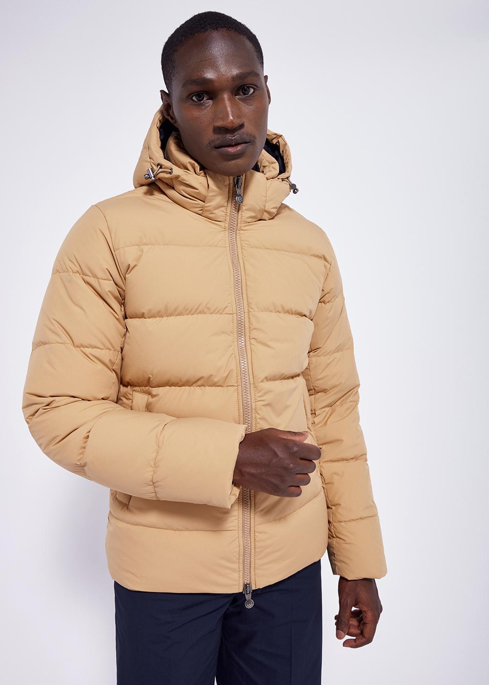 pyrenex Doudoune à capuche amovible Pyrenex Spoutnic Iced coffee