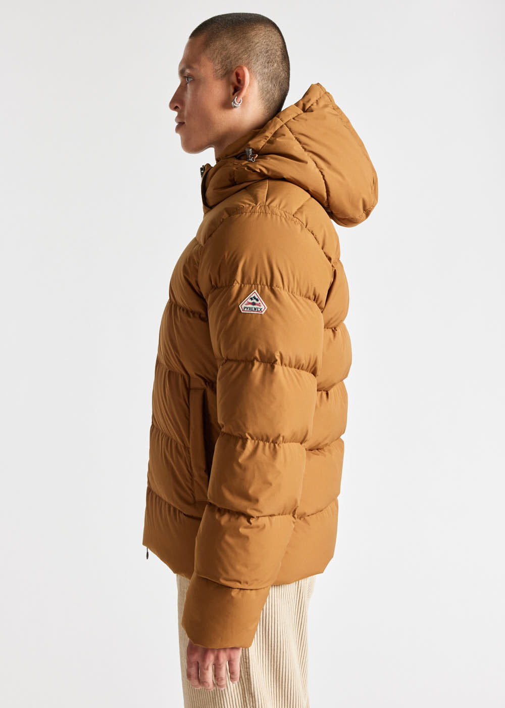 Pyrenex Doudoune à Capuche Amovible Pyrenex Spoutnic Terra