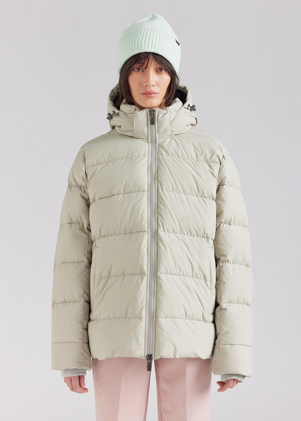 Pyrenex Doudoune à Capuche Amovible Pyrenex Spoutnic Willow Grey