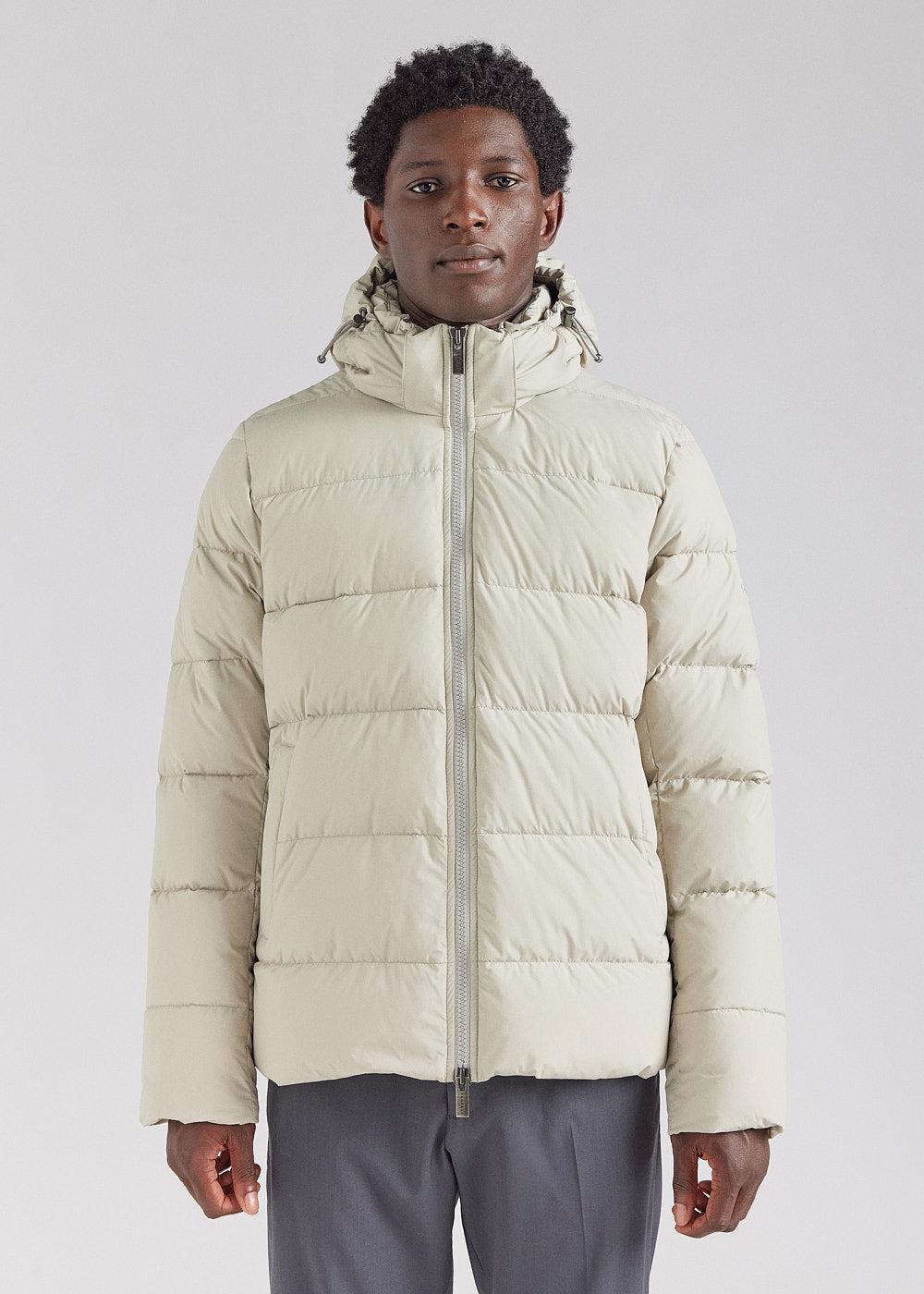 pyrenex Doudoune à capuche amovible Pyrenex Spoutnic Willow Grey