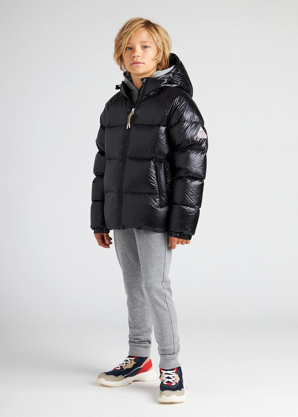 Pyrenex Doudoune à Capuche Enfant Pyrenex Sten Noire