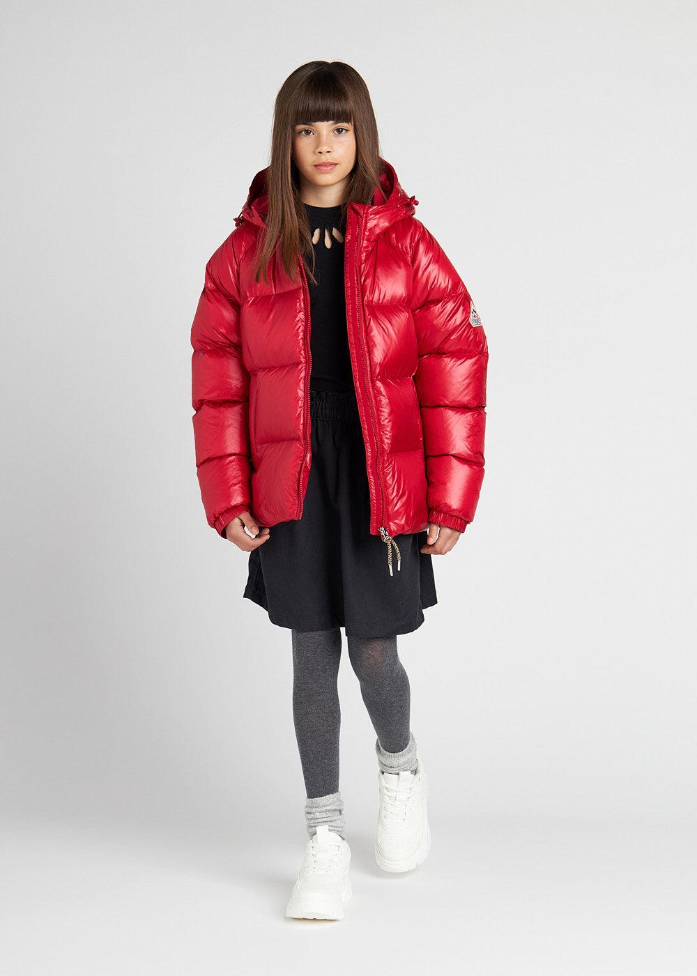 Pyrenex Doudoune à Capuche Enfant Pyrenex Sten Rouge