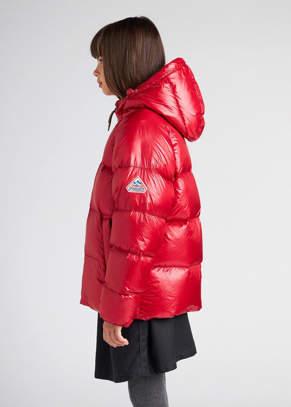 Pyrenex Doudoune à Capuche Enfant Pyrenex Sten Rouge