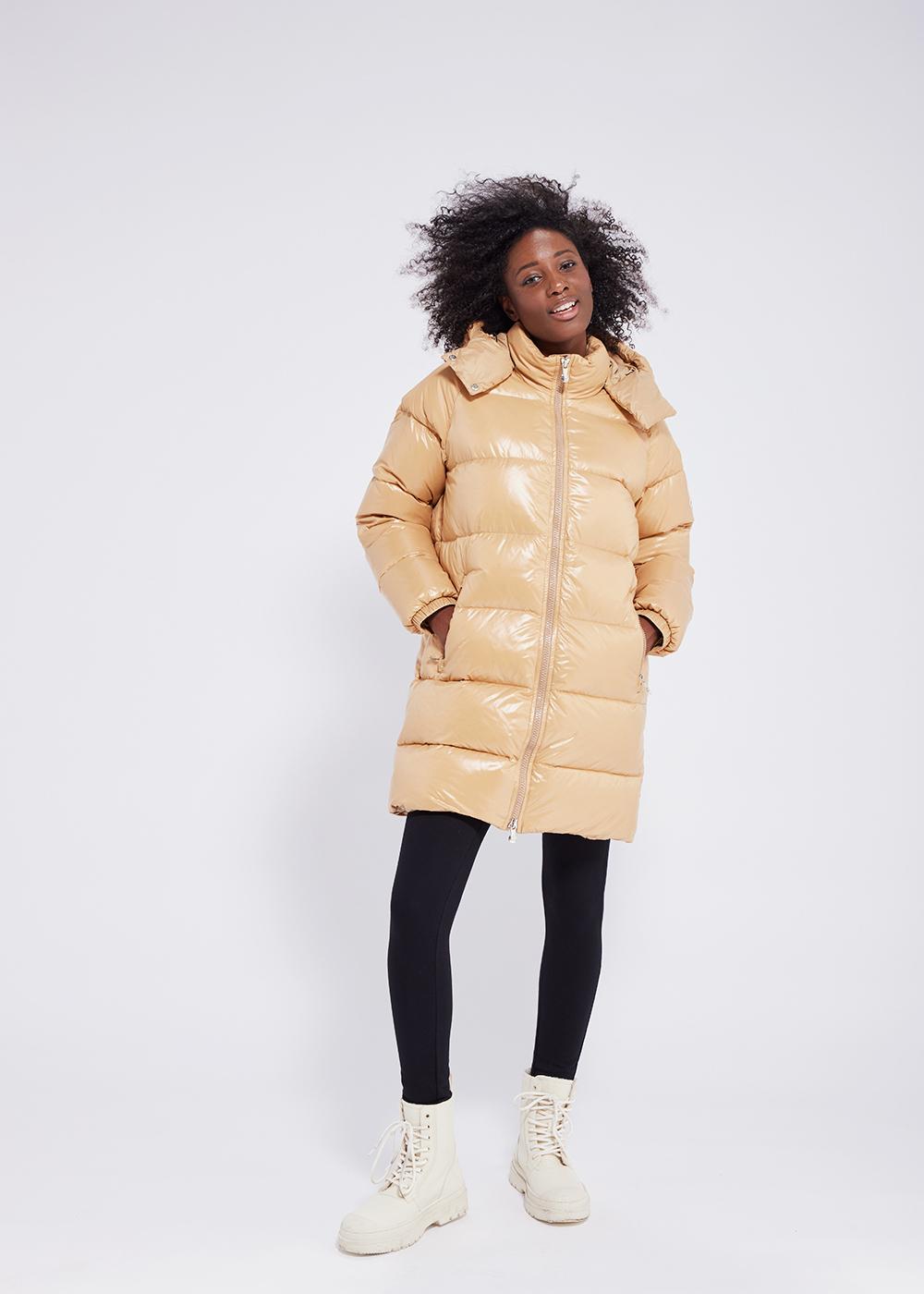 Pyrenex Doudoune à Capuche Femme Pyrenex Fusion Iced Coffee