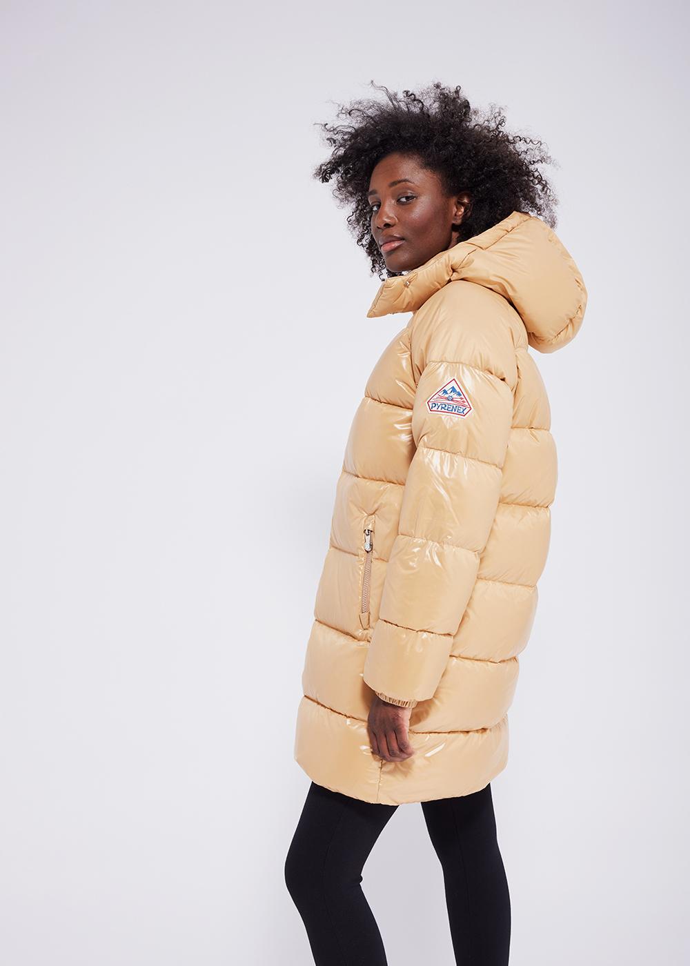 Pyrenex Doudoune à Capuche Femme Pyrenex Fusion Iced Coffee