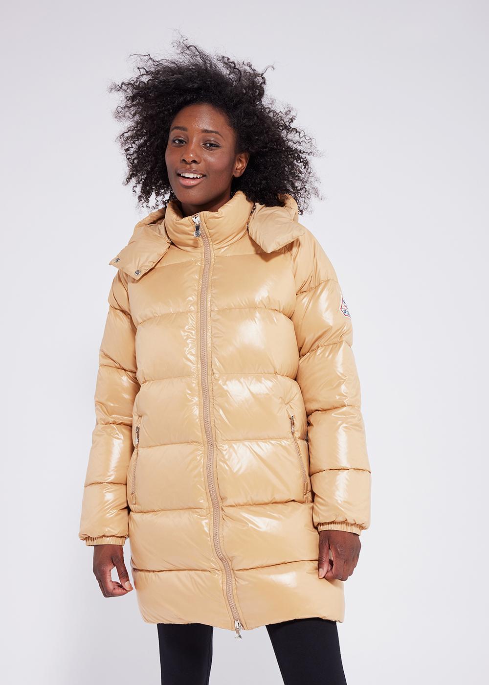 pyrenex Doudoune à capuche femme Pyrenex Fusion Iced coffee