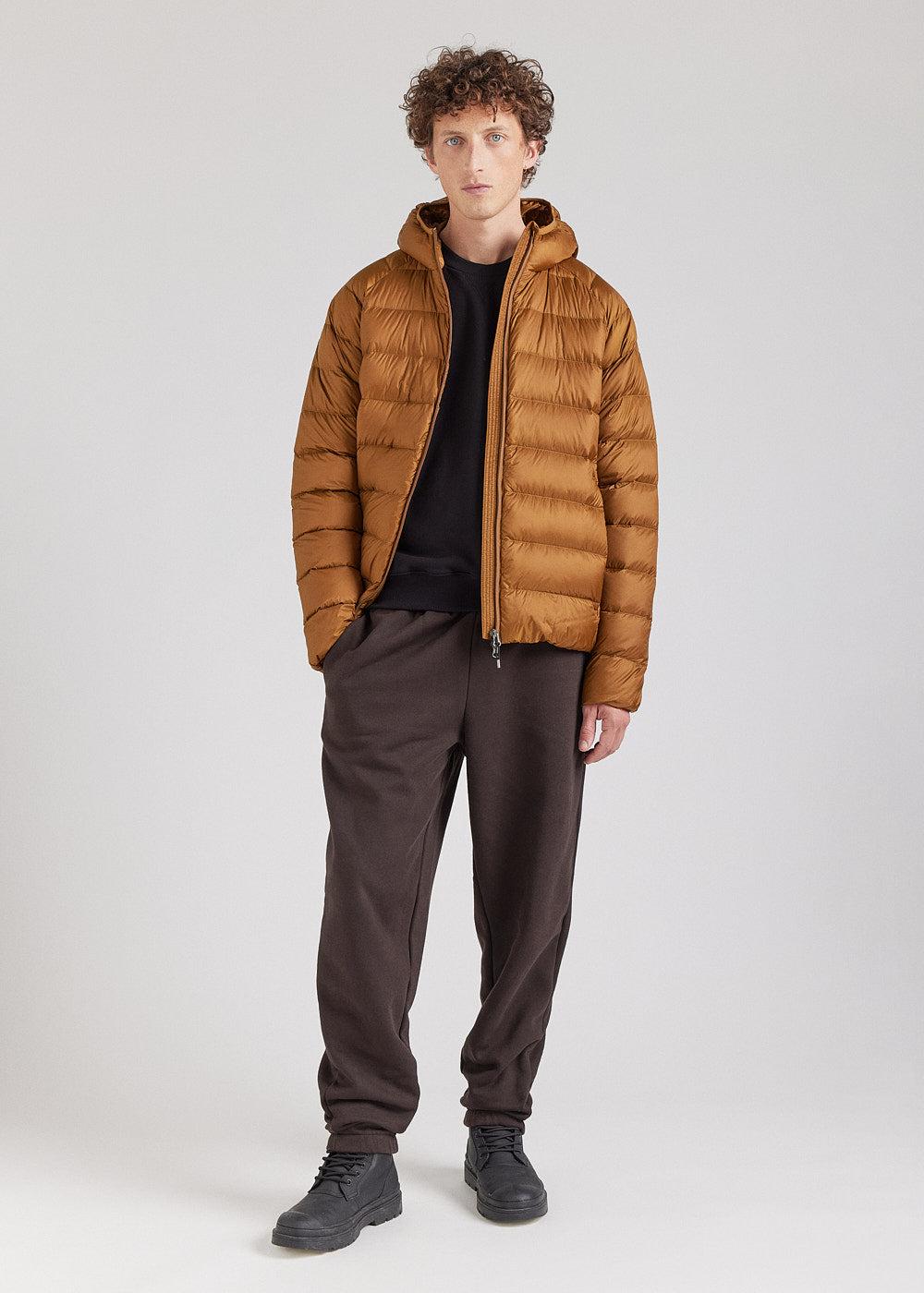 Pyrenex Doudoune à Capuche Homme Pyrenex Arial Bronze Brown