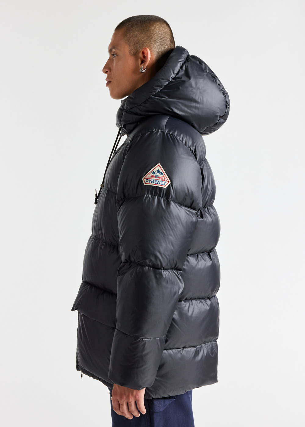 Pyrenex Doudoune à Capuche Pour Homme Pyrenex Evolve Black