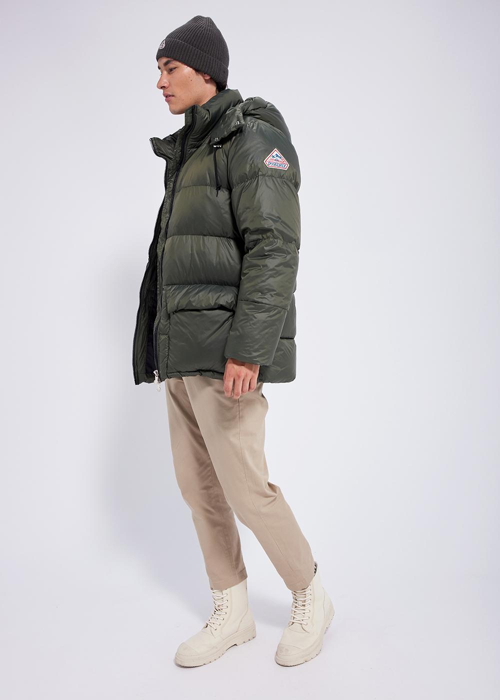 Pyrenex Doudoune à Capuche Pour Homme Pyrenex Evolve Deep Khaki