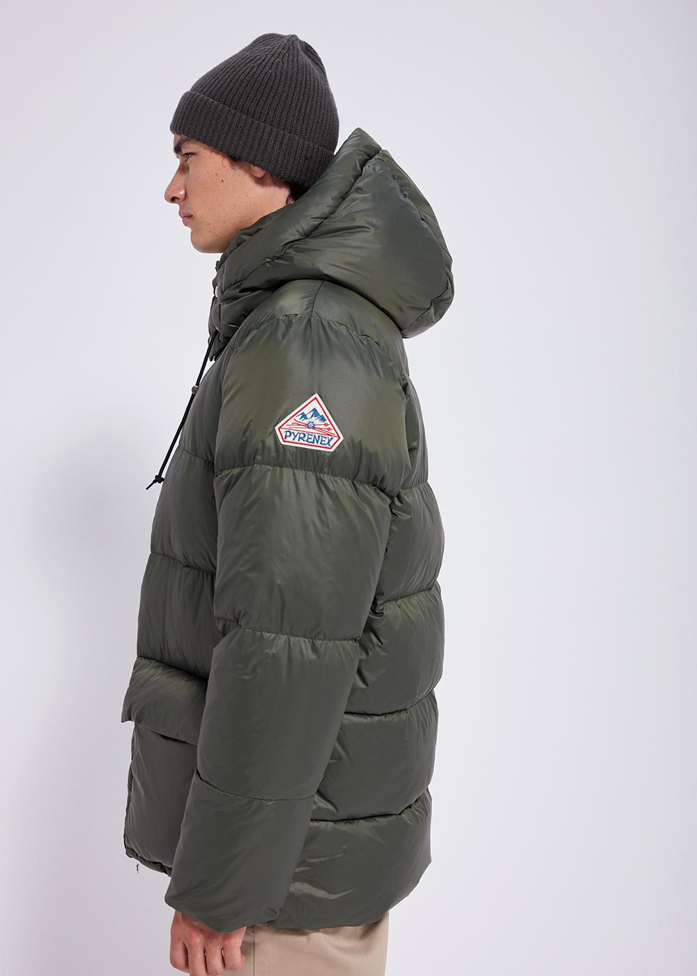 Pyrenex Doudoune à Capuche Pour Homme Pyrenex Evolve Deep Khaki
