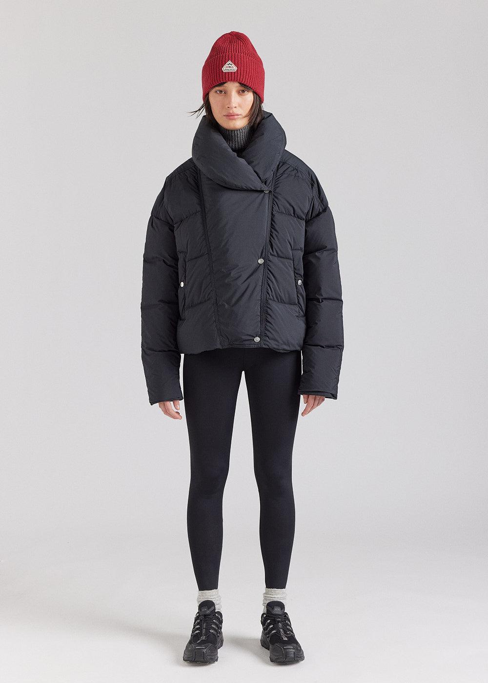 Pyrenex Doudoune à Col Enveloppant Pour Femme Pyrenex Judith Noire